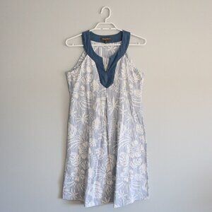 Tommy Bahama Women's Sz S Monstera Mash Sleeveless Tropical Beach Dress‎